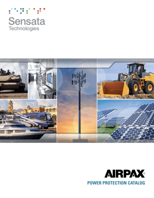 Airpax Sensata Power Protection Catalog PDF Cover