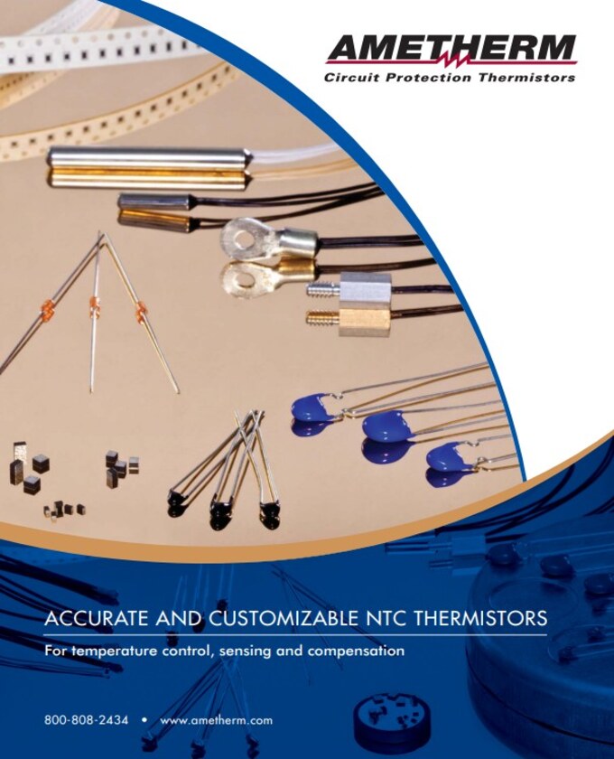 Ametherm Accurate and Customizable NTC Thermistors Guide Cover