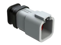 6 Pin ATP Series Plugs with SR01/SR02 Strain Relief