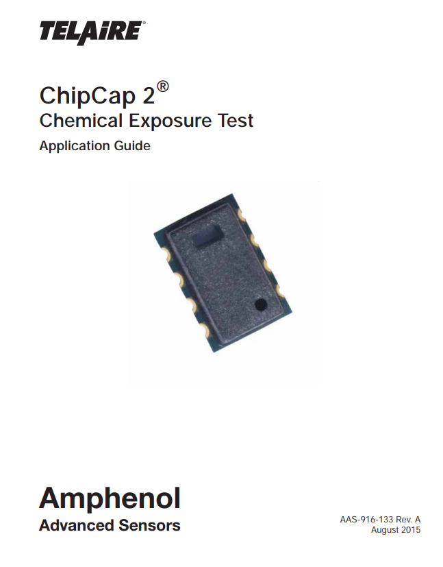 Amphenol Sensors ChipCap 2 Chemical Exposure Test