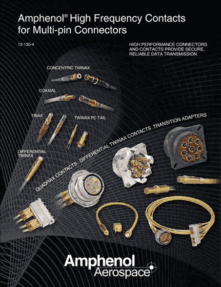 Amphenol Twinax High Frequency Contacts