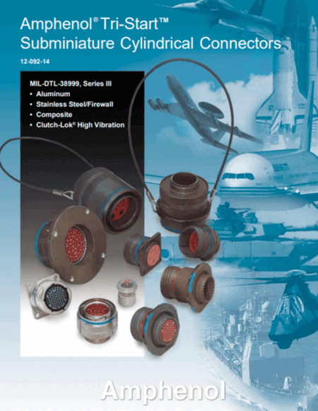 Amphenol Aerospace Tri-Start Subminiature Connectors PDF Cover
