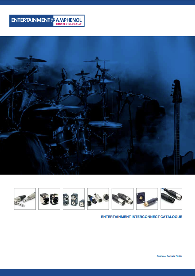 Amphenol Audio Entertainment Interconnect Catalog