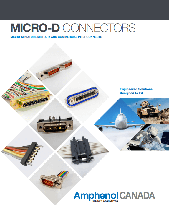 Amphenol Canada MICRO-D Connectors PDF Cover