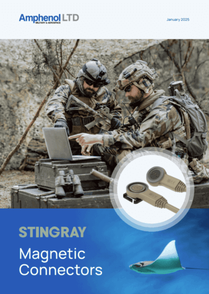 Amphenol LTD Stingray Magnetic Connectors Catalog PDF Cover