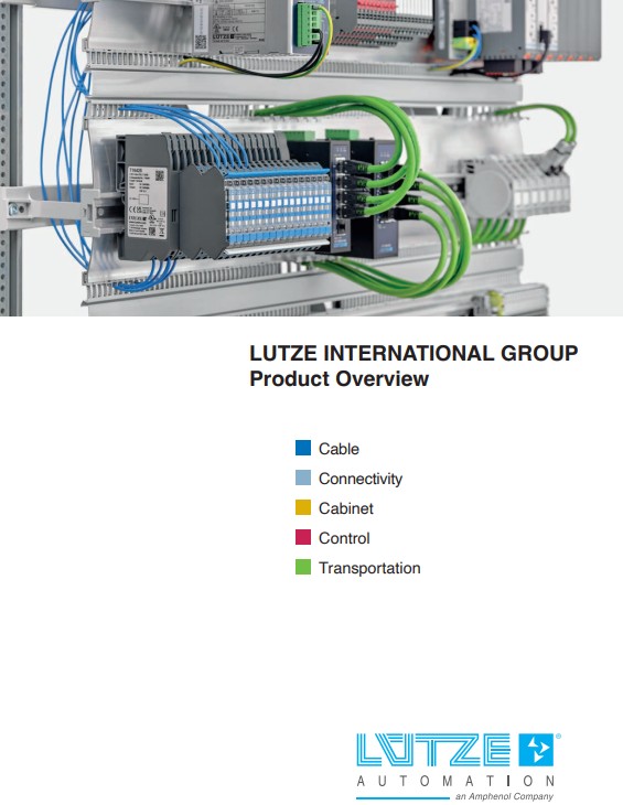 Amphenol LUTZE Product Overview PDF Cover