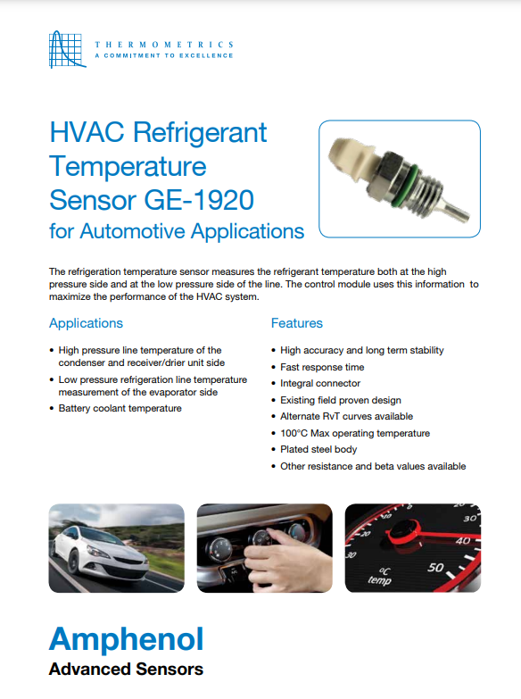 HVAC & Auto Temp Sensor Flyer