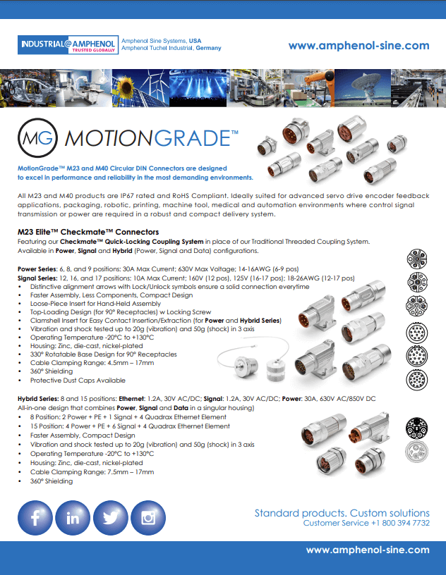 Amphenol Sine Systems Resources TTI, Inc.