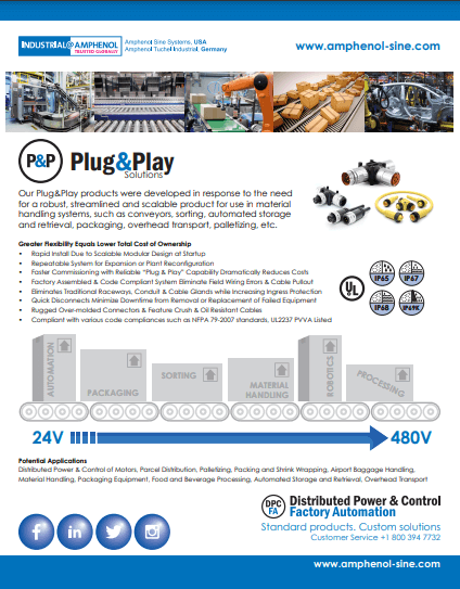 Mini Style, DeviceNet and DC Micro Style Connector and Cables Brochure