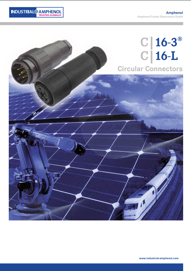 C16-3 C16-L Circular Connectors Catalog
