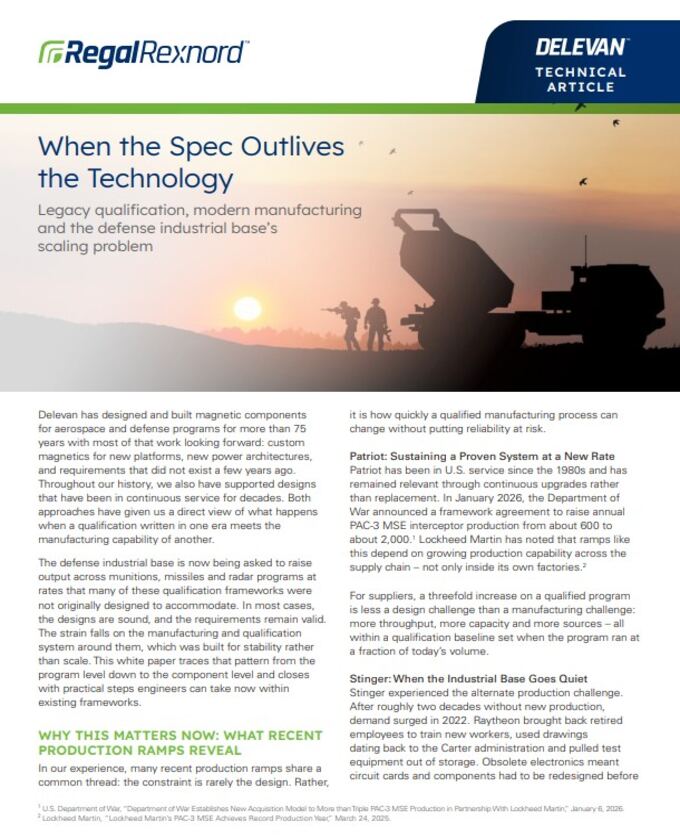 Delevan Guide to Modern Manufacturing Solutions Cover
