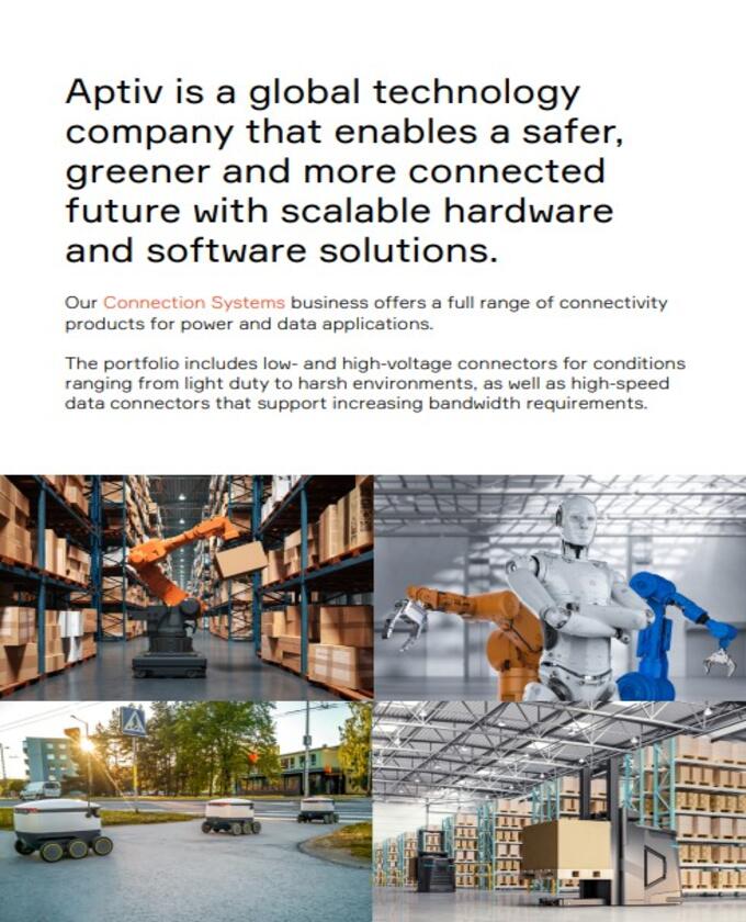 Aptiv Connection Systems Innovative Solutions Guide Cover
