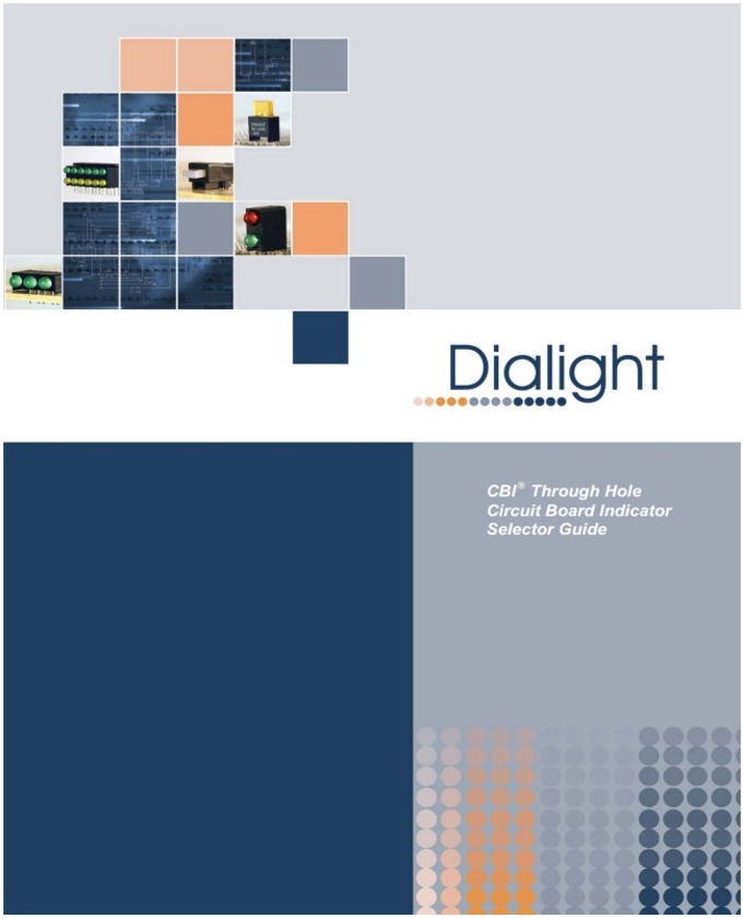 Dialight CBI LED Circuit Board Indicator Selector Guide Cover