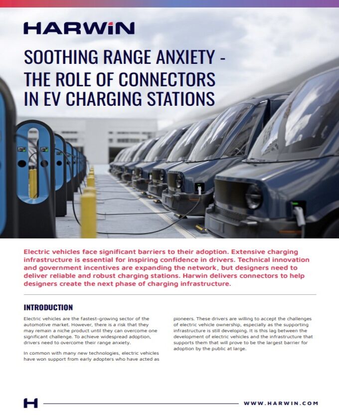 Harwin Connectors for EV Charging Solutions PDF Cover