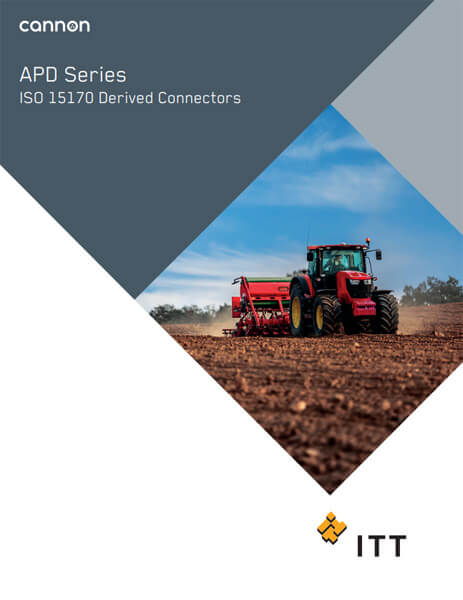 ITT Cannon APD Series ISO 15170 Connectors Datasheet & Specifications