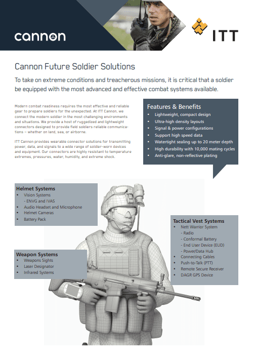 ITT Cannon Future Soldier PDF Cover