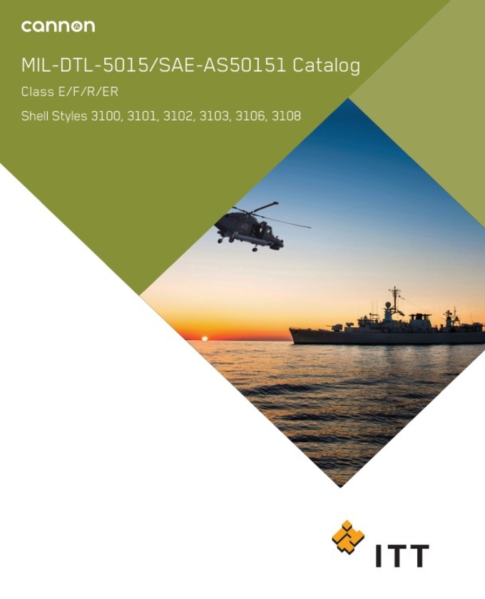 ITT Cannon MIL-DTL-5015/SAE-AS50151 Catalog PDF Cover