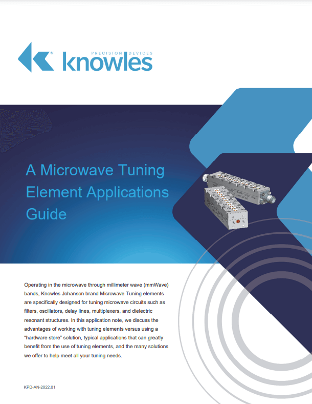 Knowles Tuning Element Application Note PDF