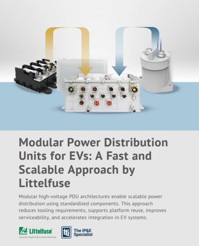 Littelfuse Modular Power Distribution Solutions for EVs Guide PDF
