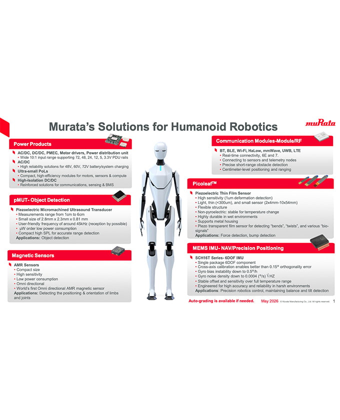 Murata Humanoid Robotics Solutions PDF