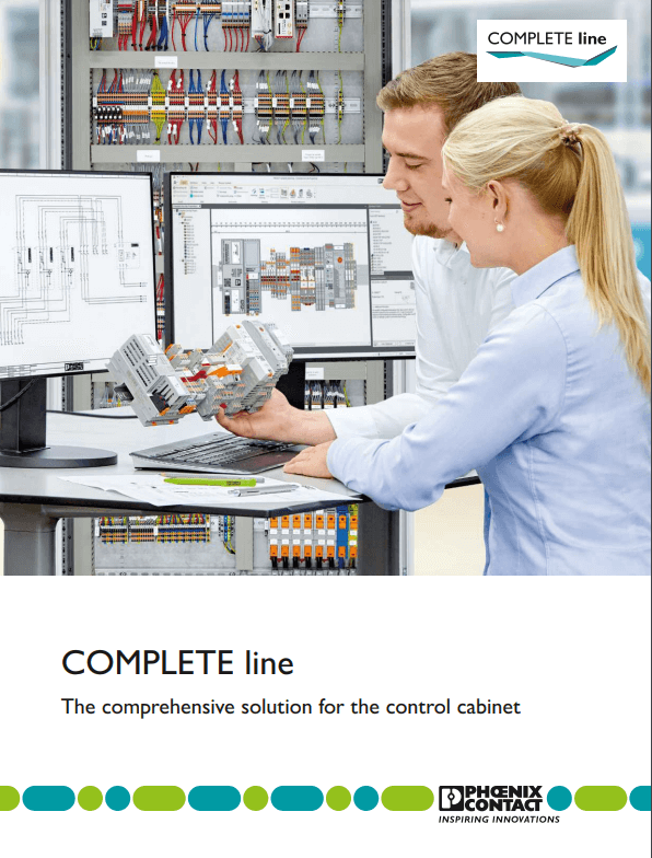 Phoenix Contact COMPLETE line Control Cabinet Solutions PDF Cover
