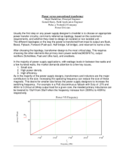 Pulse Electronics Planar vs. Conventional Transformers
