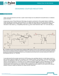 Pulse Electronics Designing Coupled Inductors