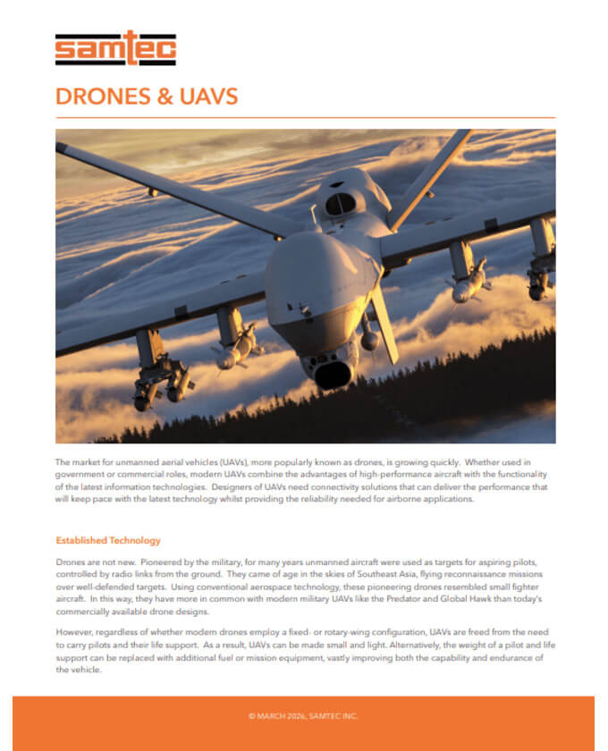 Reliable Connectivity for Drones and UAVs 