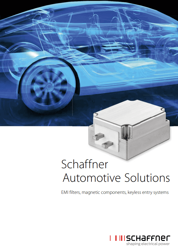 Schaffner Automotive Solutions PDF Cover