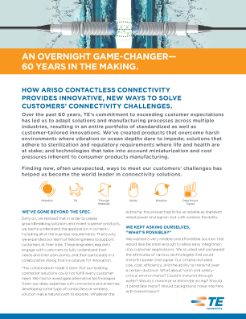 TE Connectivity ARISO Executive Brief