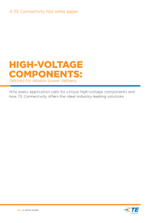 TE Connectivity High-Voltage Components White Paper (Rail) PDF Thumbnail