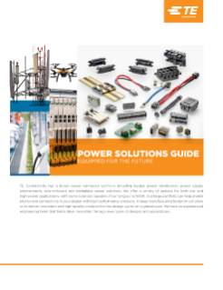 TE Connectivity Power Solutions Guide PDF Thumbnail