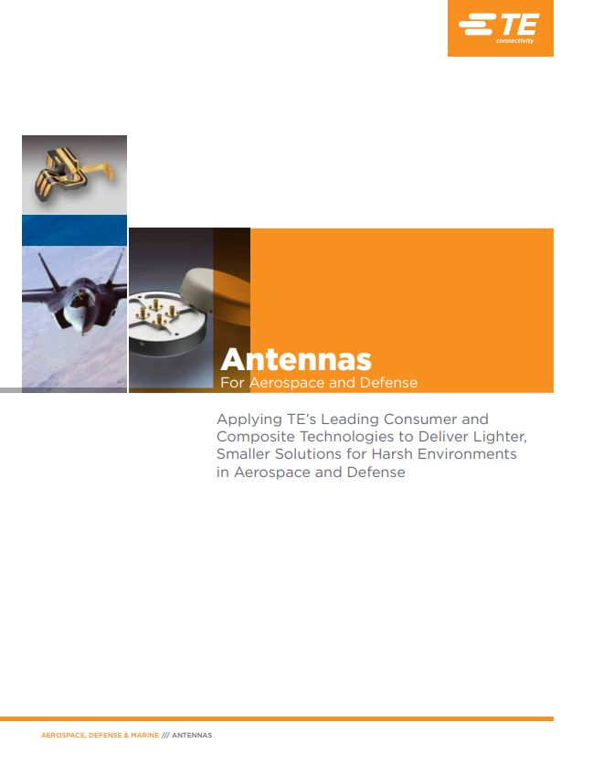 TE Connectivity Antennas for Aerospace and Defense 