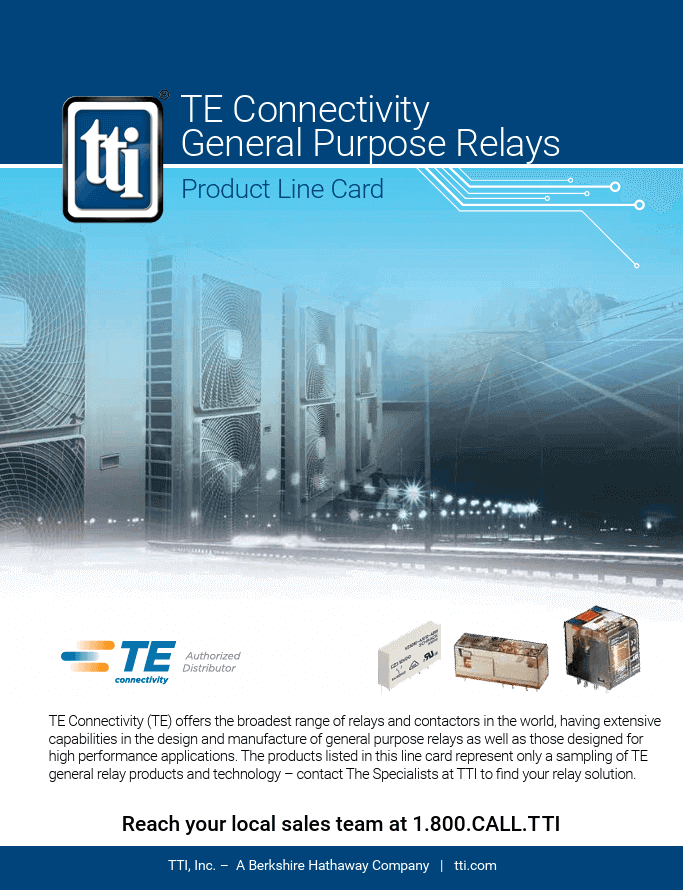 TE Connectivity General Purpose Relays Line Card Thumbnail