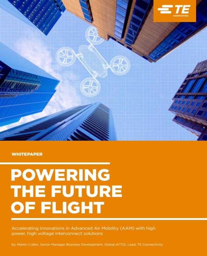 TE Connectivity Powering the Future of Flight PDF Cover