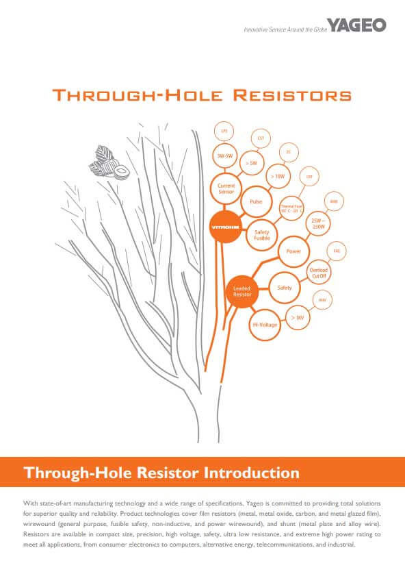 Read the Yageo Through-Hole Resistors Product Guide