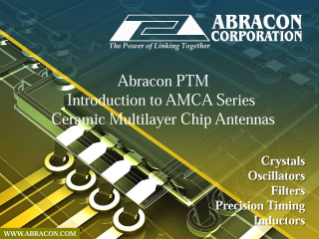 Abracon AMCA Series Ceramic Chip Antennas 