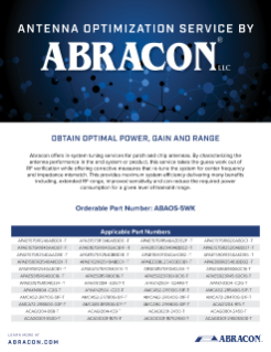 Abracon Antenna Optimization Service Flyer