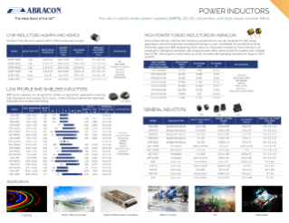 Abracon Power Inductors Solutions Guide