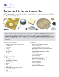 API Technologies Antennas and Antenna Assemblies 