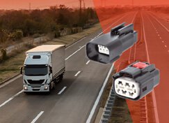 truck on road and connectors