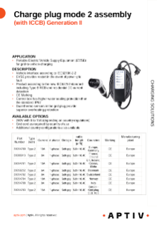 Aptiv Charge plug Mode 2 Assembly Gen II PDF Thumbnail