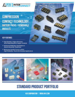 AVX Battery Packs/Removable Modules Selector Guide PDF Thumbnail