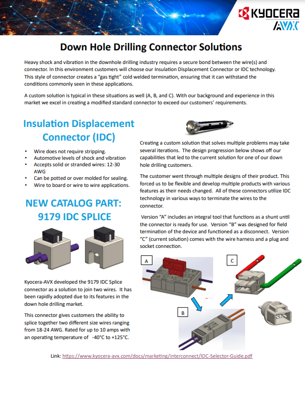 Kyocera AVX Down Hole Drilling PDF Cover