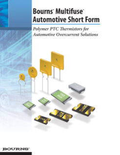 Bourns Multifuse Automotive Short Form
