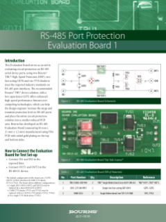 Bourns RS-485 Port Protection Evaluation Board