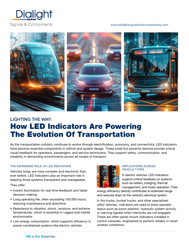Dialight LED Evolution of Transportation PDF Cover