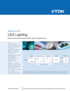 TDK & EPCOS LED Lighting PDF Thumbnail