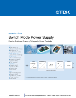 TDK & EPCOS Switch Mode Power Supply PDF Thumbnail