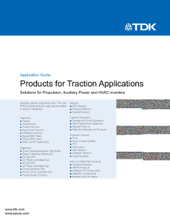 TDK & EPCOS Products for Traction Applications PDF Thumbnail